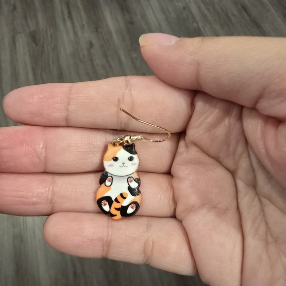 Cute Cat Earrings - Picture 4 of 4